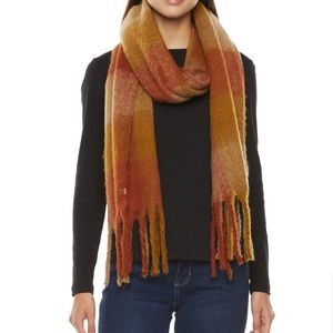 New Frye and Co. Checked Blanket Cold Weather
Scarf
